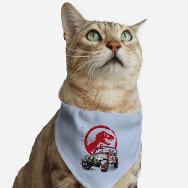 Wrangler YJ Sahara Sumi-E-cat adjustable pet collar-DrMonekers