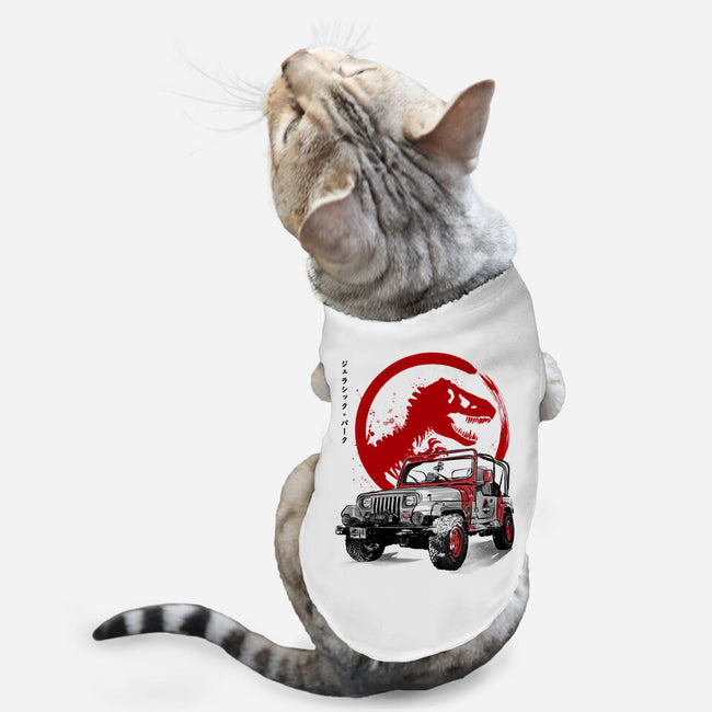 Wrangler YJ Sahara Sumi-E-cat basic pet tank-DrMonekers