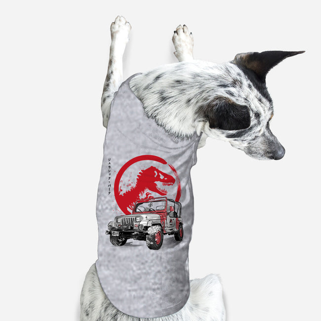 Wrangler YJ Sahara Sumi-E-dog basic pet tank-DrMonekers