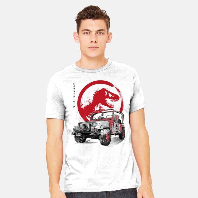 Wrangler YJ Sahara Sumi-E-mens heavyweight tee-DrMonekers