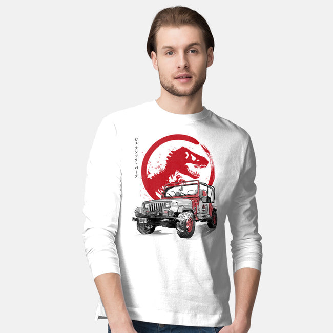 Wrangler YJ Sahara Sumi-E-mens long sleeved tee-DrMonekers