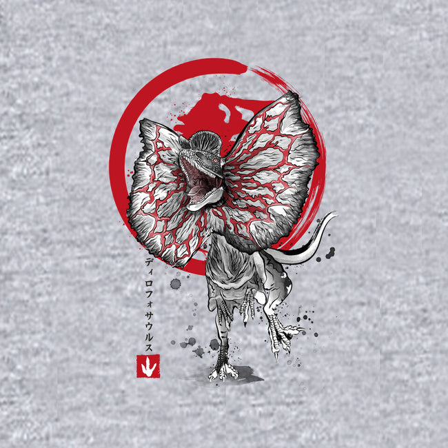 Dilophosaurus Sumi-E-youth pullover sweatshirt-DrMonekers