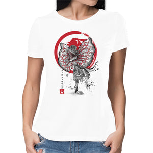 Dilophosaurus Sumi-E