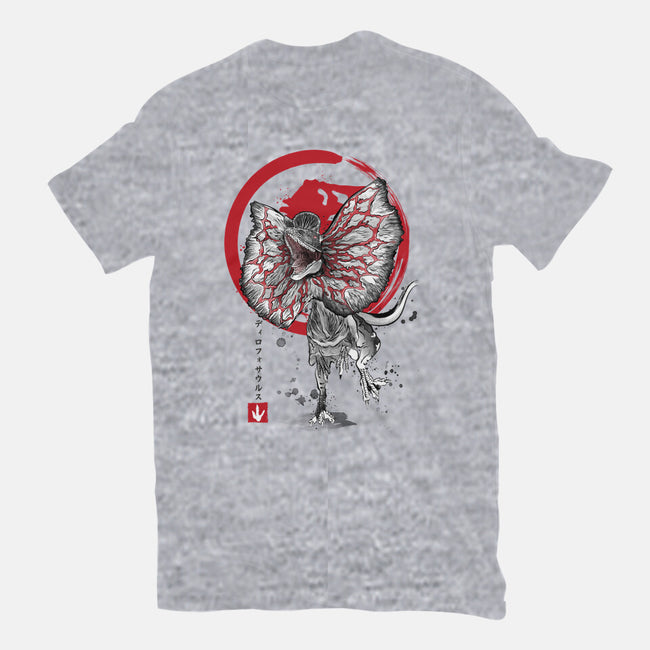 Dilophosaurus Sumi-E-youth basic tee-DrMonekers