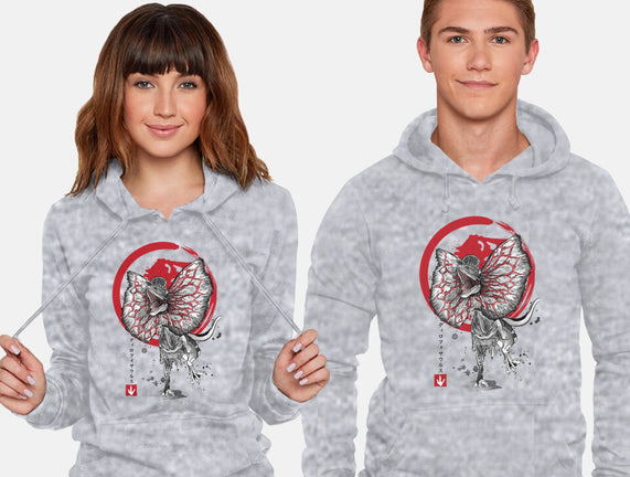 Dilophosaurus Sumi-E