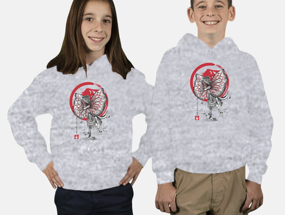 Dilophosaurus Sumi-E