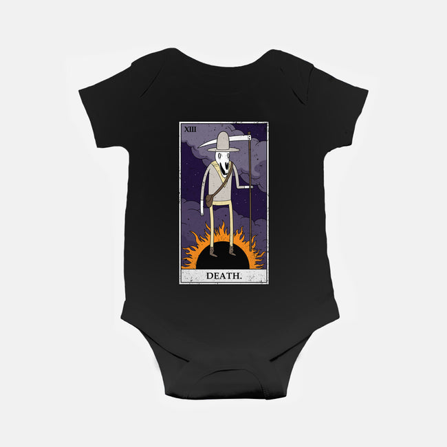 Death Tarot-baby basic onesie-drbutler