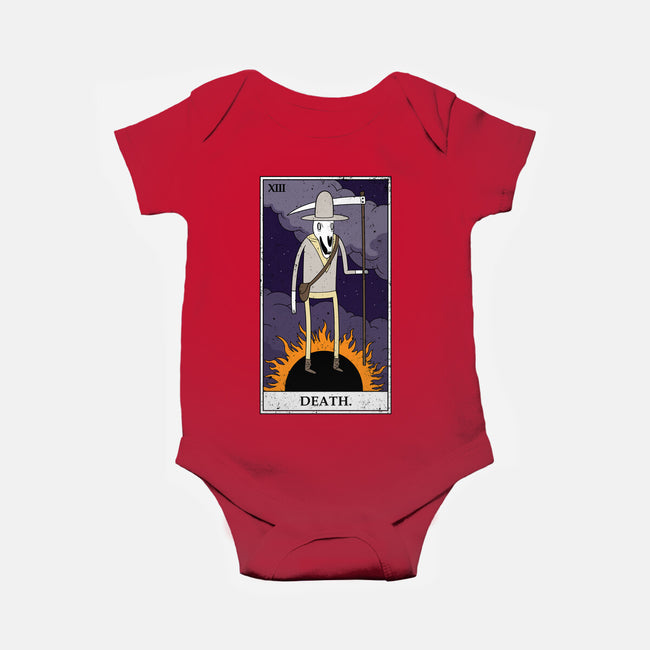 Death Tarot-baby basic onesie-drbutler