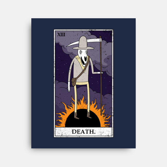 Death Tarot-none stretched canvas-drbutler
