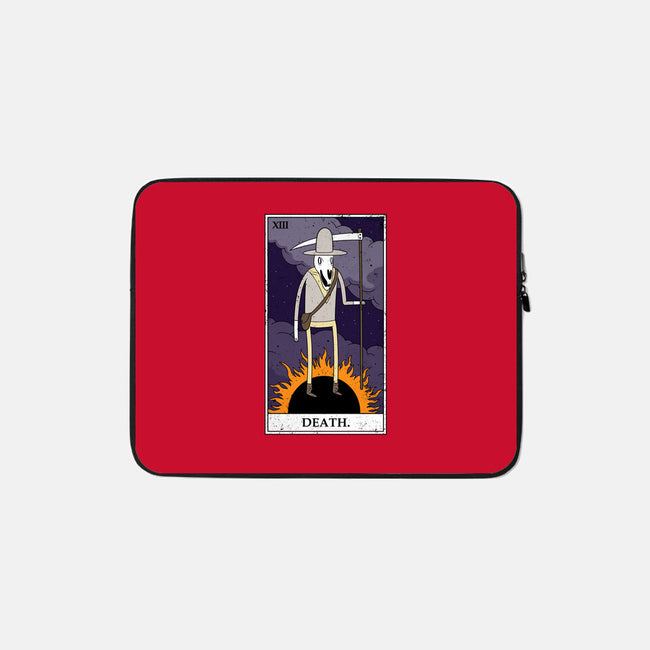 Death Tarot-none zippered laptop sleeve-drbutler