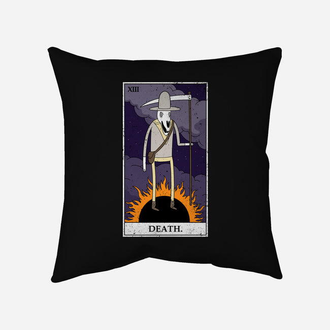 Death Tarot-none removable cover w insert throw pillow-drbutler