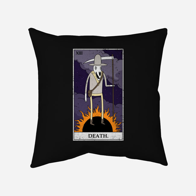 Death Tarot-none removable cover throw pillow-drbutler