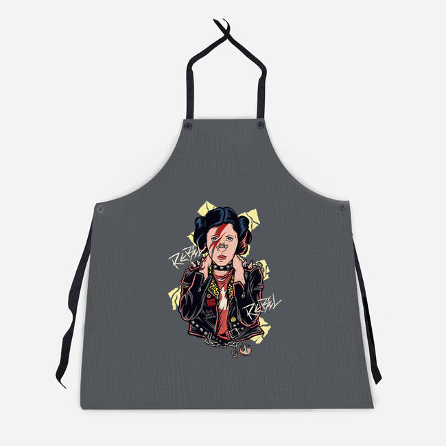Rebel Star-unisex kitchen apron-Green Devil