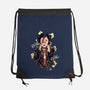 Rebel Star-none drawstring bag-Green Devil