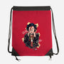 Rebel Star-none drawstring bag-Green Devil