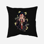 Rebel Star-none removable cover w insert throw pillow-Green Devil