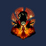 Sorcerer Vs Witch-none removable cover w insert throw pillow-hypertwenty