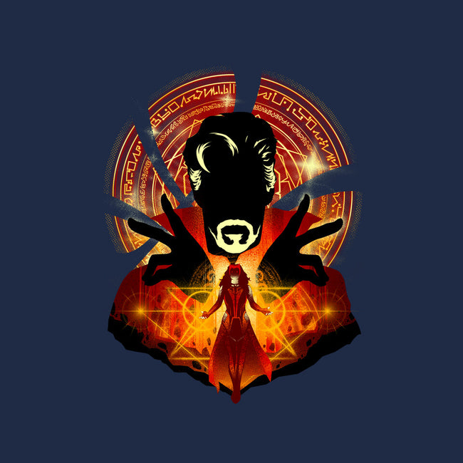 Sorcerer Vs Witch-womens v-neck tee-hypertwenty