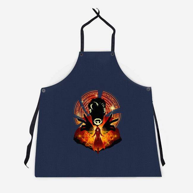Sorcerer Vs Witch-unisex kitchen apron-hypertwenty