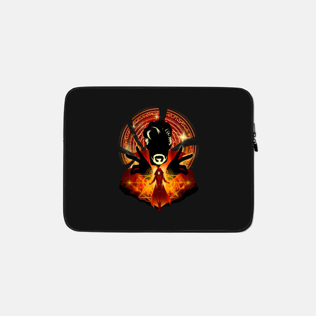 Sorcerer Vs Witch-none zippered laptop sleeve-hypertwenty