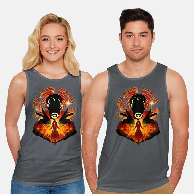 Sorcerer Vs Witch-unisex basic tank-hypertwenty
