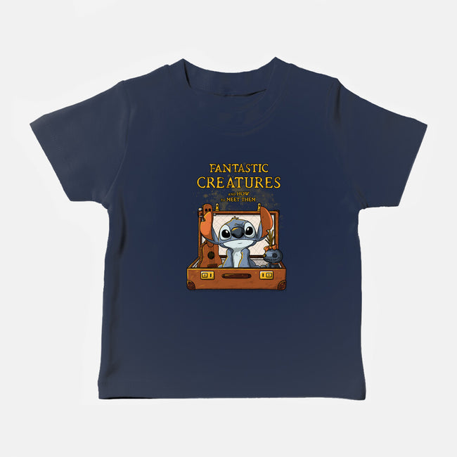 Fantastic Alien Creature-baby basic tee-ducfrench