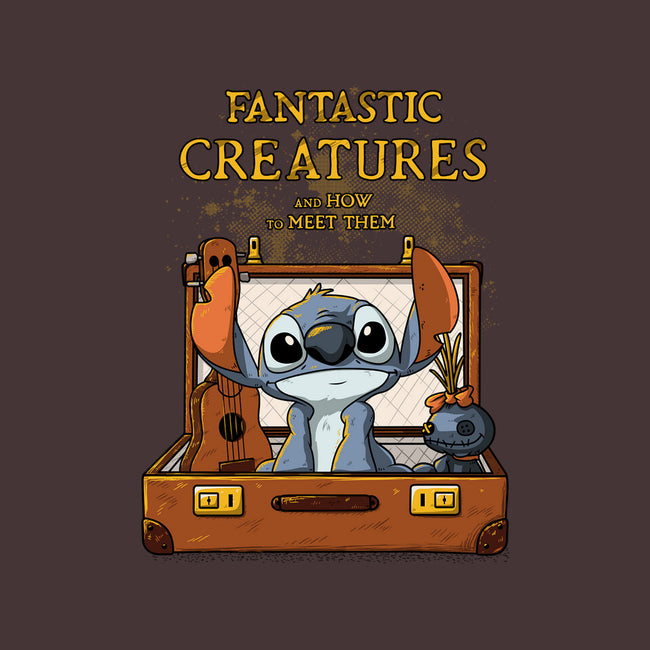 Fantastic Alien Creature-none stretched canvas-ducfrench