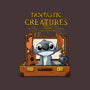 Fantastic Alien Creature-none removable cover w insert throw pillow-ducfrench