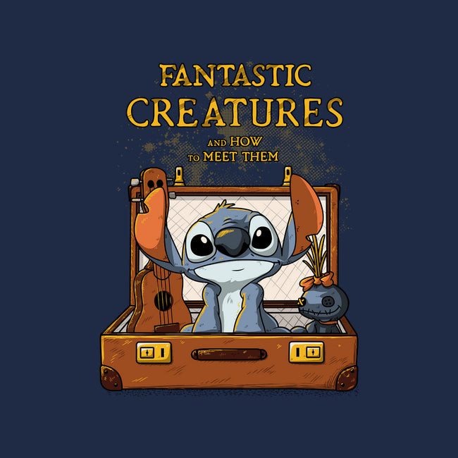 Fantastic Alien Creature-none adjustable tote bag-ducfrench