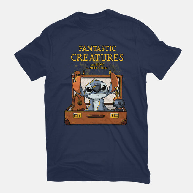 Fantastic Alien Creature-mens premium tee-ducfrench