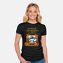 Fantastic Alien Creature-womens fitted tee-ducfrench