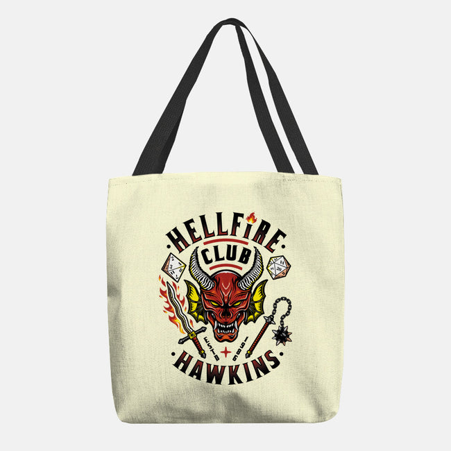 Hellfire Club-none basic tote bag-Olipop