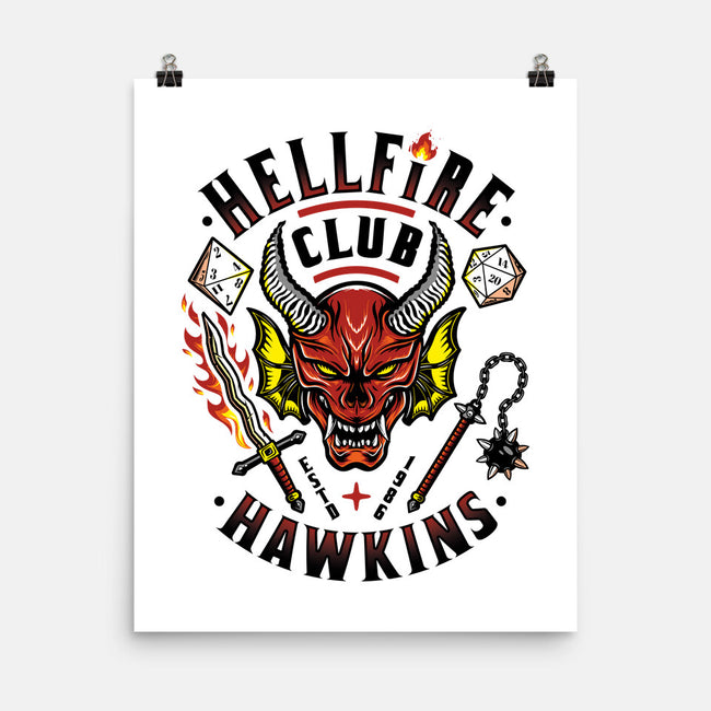 Hellfire Club-none matte poster-Olipop