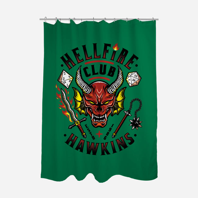 Hellfire Club-none polyester shower curtain-Olipop