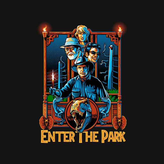 Enter The Park-none polyester shower curtain-daobiwan