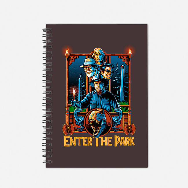 Enter The Park-none dot grid notebook-daobiwan