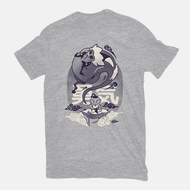 Facing The Challenge-mens premium tee-Sketchdemao