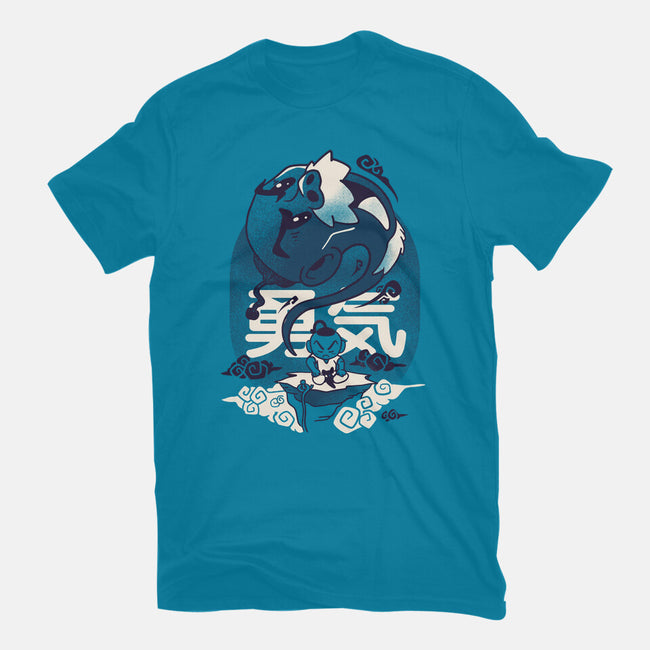 Facing The Challenge-mens premium tee-Sketchdemao