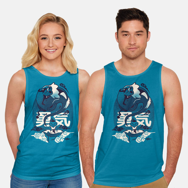 Facing The Challenge-unisex basic tank-Sketchdemao