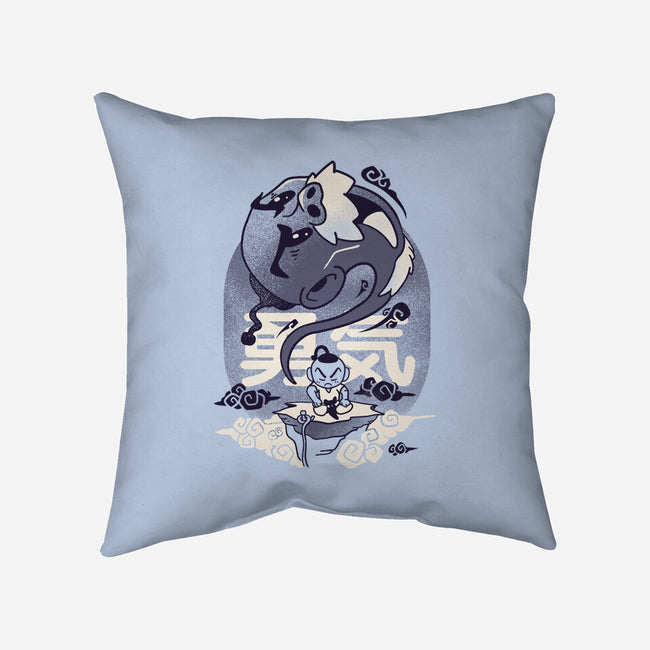 Facing The Challenge-none removable cover w insert throw pillow-Sketchdemao