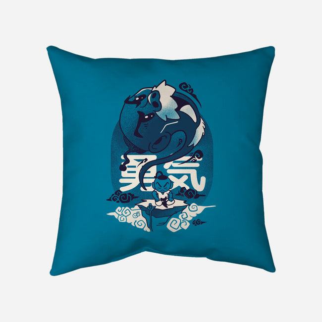 Facing The Challenge-none removable cover w insert throw pillow-Sketchdemao