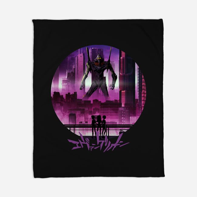 Eva Unit 01-none fleece blanket-rondes