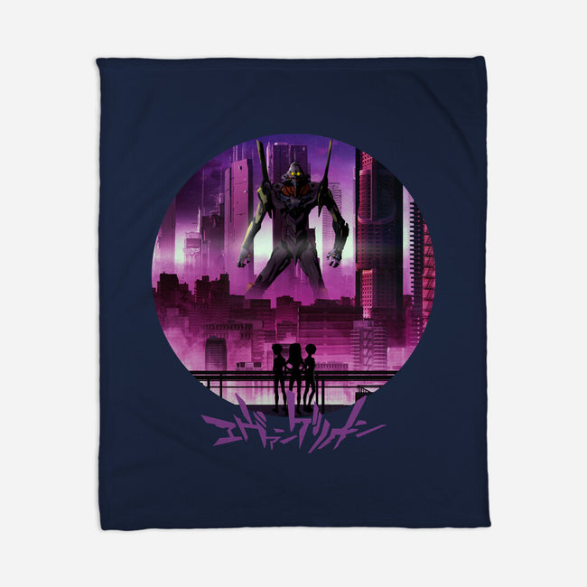 Eva Unit 01-none fleece blanket-rondes