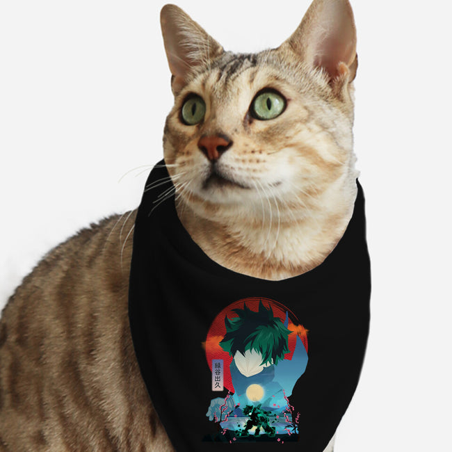 Midoriya Izuku-cat bandana pet collar-sacca