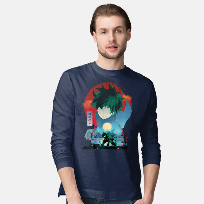 Midoriya Izuku-mens long sleeved tee-sacca