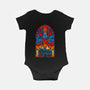 Stained Glass One-baby basic onesie-daobiwan