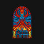 Stained Glass One-none removable cover w insert throw pillow-daobiwan
