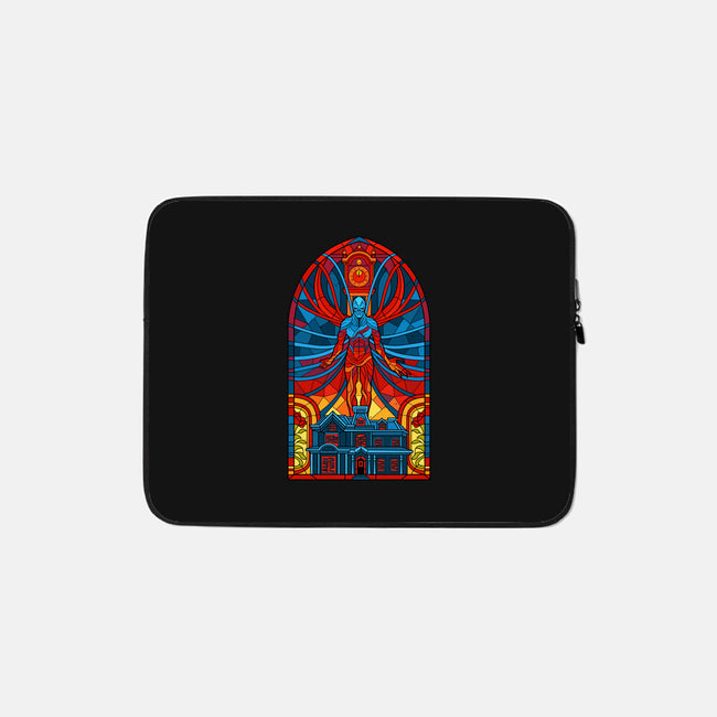 Stained Glass One-none zippered laptop sleeve-daobiwan
