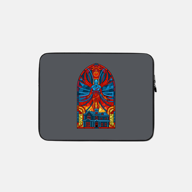 Stained Glass One-none zippered laptop sleeve-daobiwan