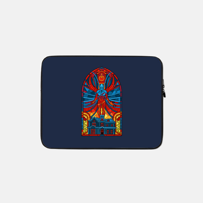 Stained Glass One-none zippered laptop sleeve-daobiwan